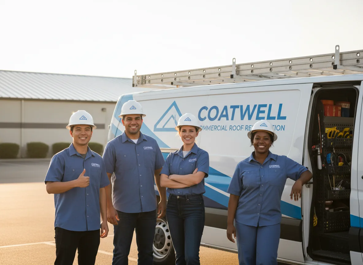 Commercial roof coating company in Denton, KS